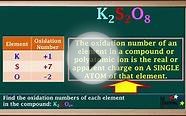 BCLN - Finding Oxidation Numbers Example 1