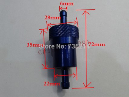 1pcs Blue Color 1/46mm Out