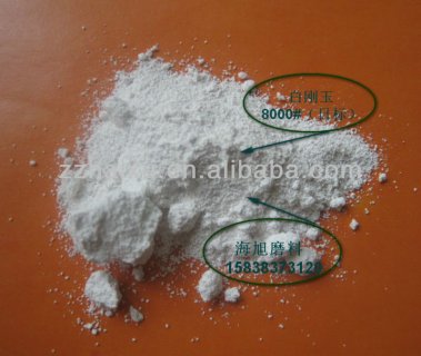 White aluminum oxide