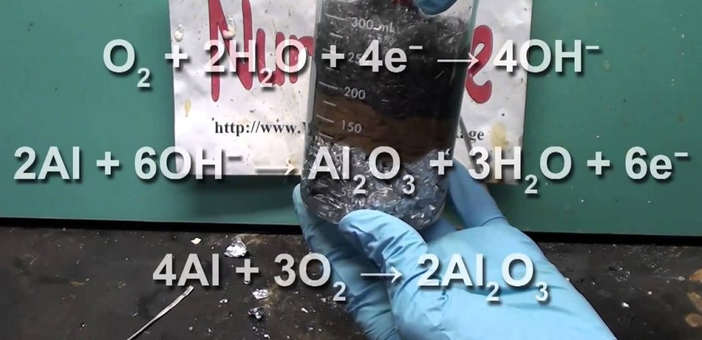 Chemical equation for aluminum oxide