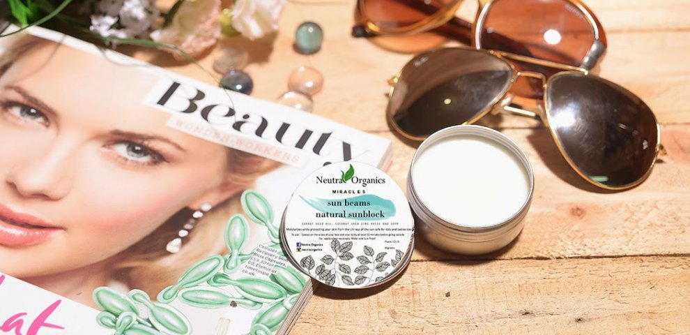 Sunblock with zinc oxide