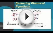 Balancing chemical equations: Aluminum oxide