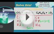 Balancing chemical equations: Photosynthesis