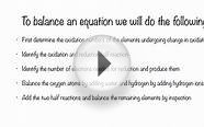 Balancing of Equations | Oxidation Number Method