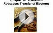 Chapter 14 Oxidation Reduction: Transfer of Electrons