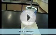 Crystallisation 1 - Copper II Oxide and Dilute Sulphuric Acid