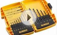 DEWALT DW1163 13 Piece Black Oxide Split Point Twist Drill