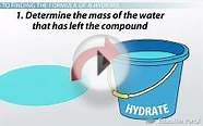 Hydrates: Determining the Chemical Formula From Empirical Data