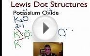 Ionic Compounds: Lewis Dot Structures