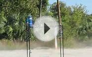 Nitrous Oxide/Propane Rocket engine test day 1