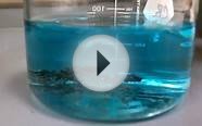 Reaction between copper sulfate and zinc