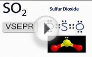 SO2 Molecular Geometry / Shape and Bond Angles (Sulfur
