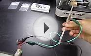 Solid Oxide Fuel Cells test with flame
