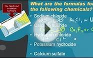 Writing Chemical Formulas using oxidation numbers